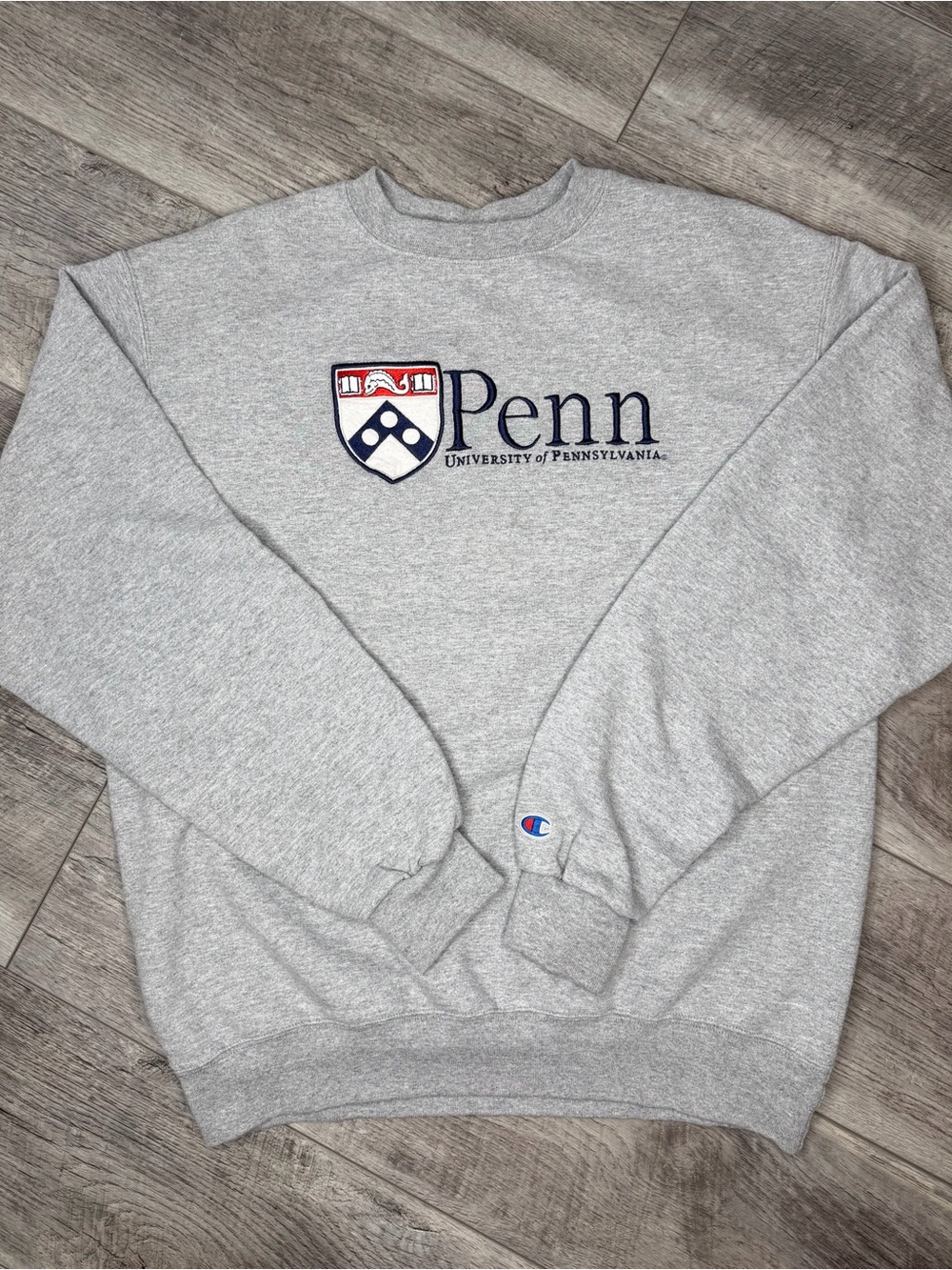 Champion Penn University Crewneck Gray Sweatshirt